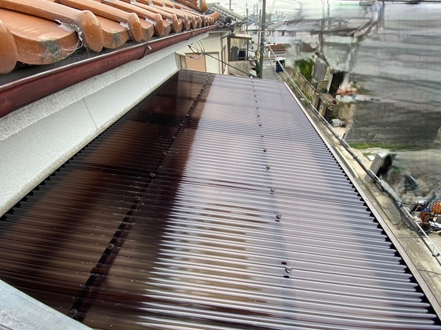 20241122　明石市Ｓ様　波板交換施工写真